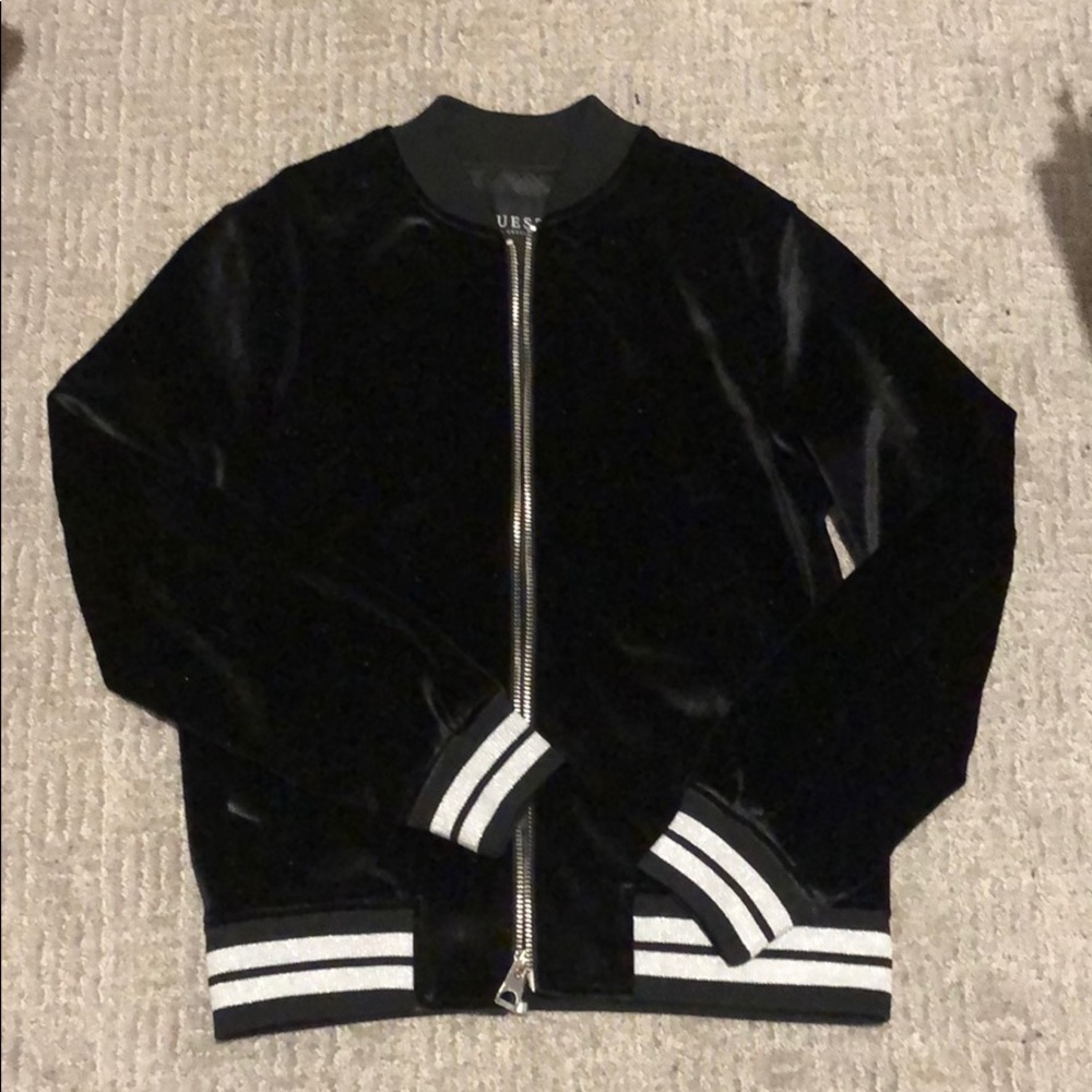 Guess velour sparkled jacket